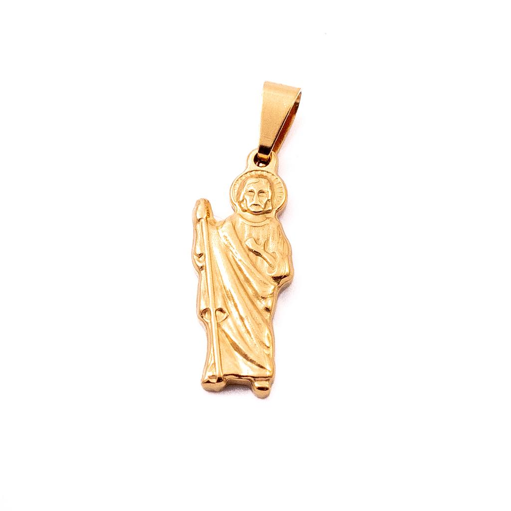 JE1767 Mini San Judas Dorado 2 cm
